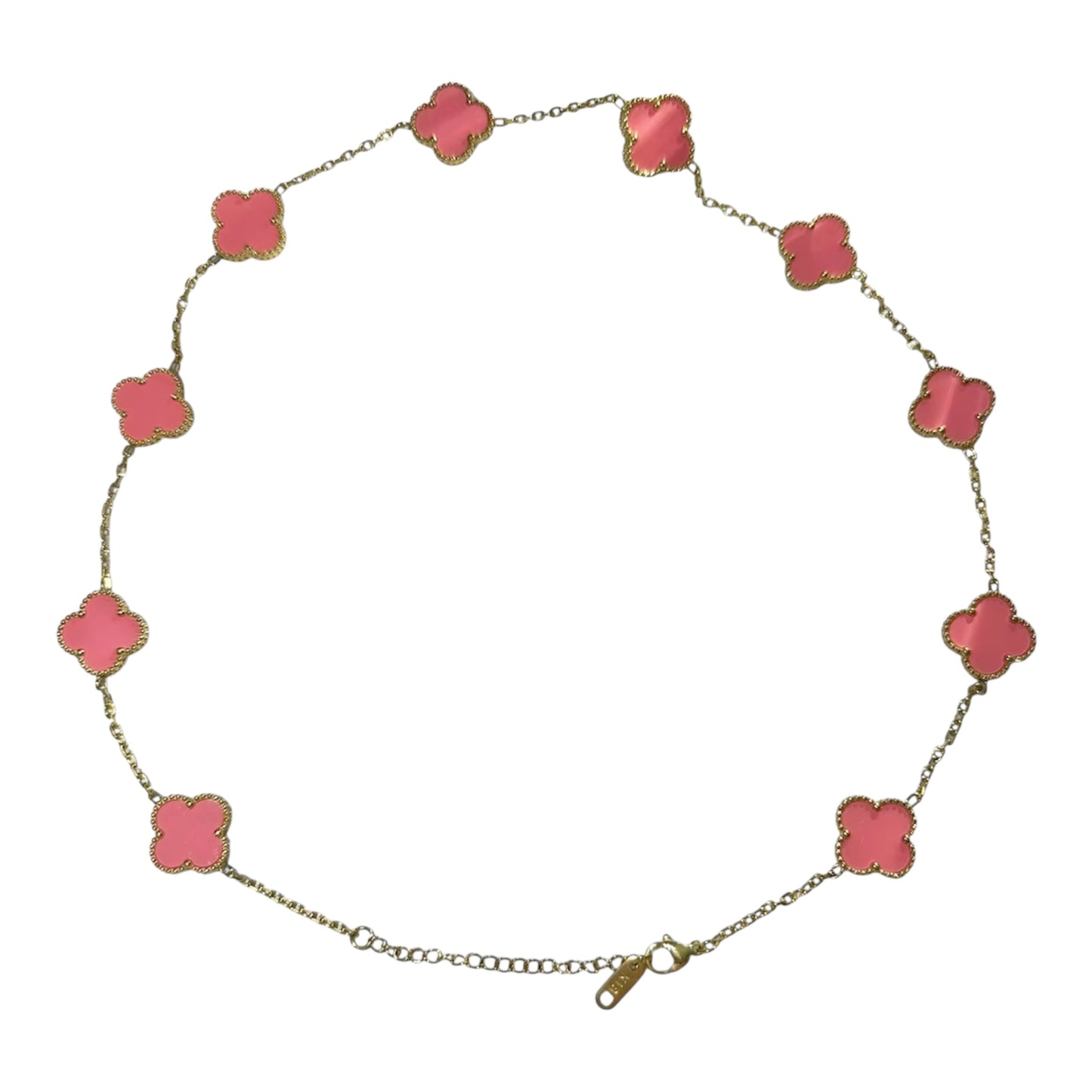 Collier Clover Rose