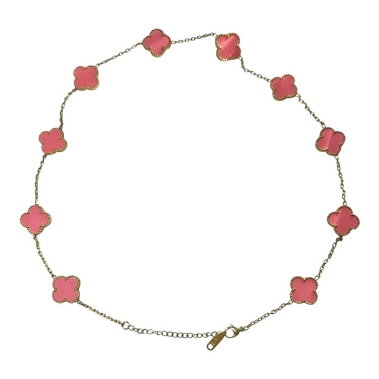 Collier Clover Rose